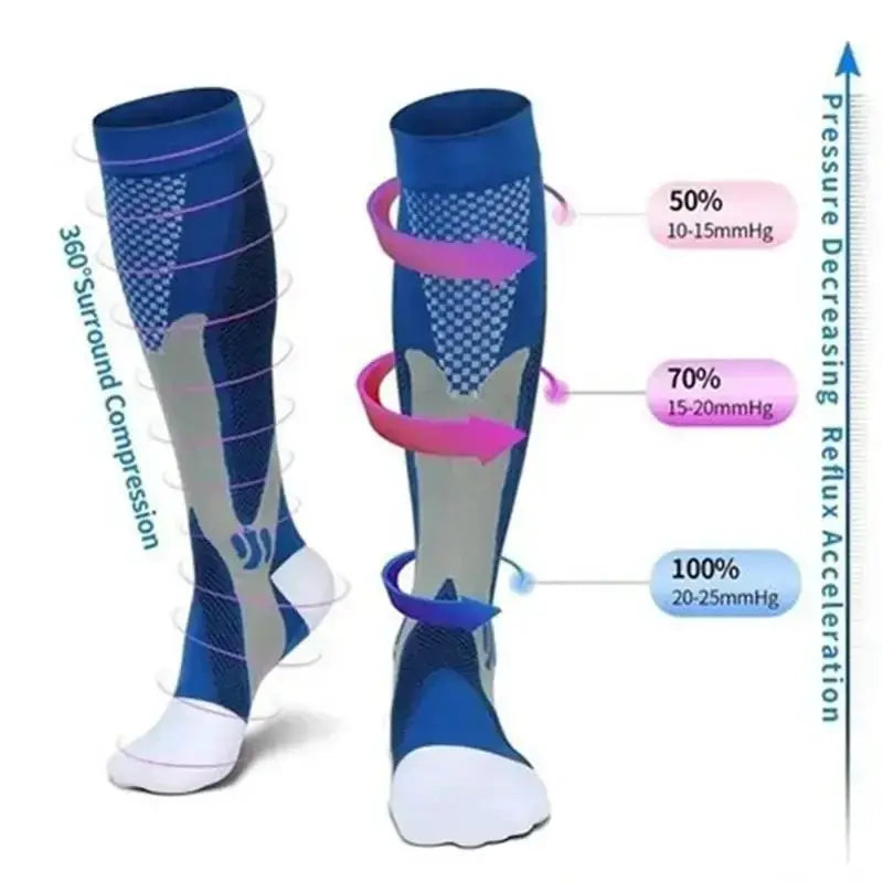 Men's Compression Socks For Active Use Performance Boosting