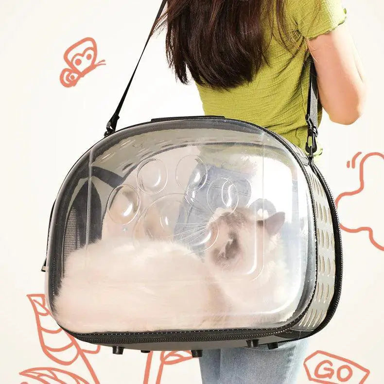 Cat Space Capsule Transparent Pet Carrier Backpack