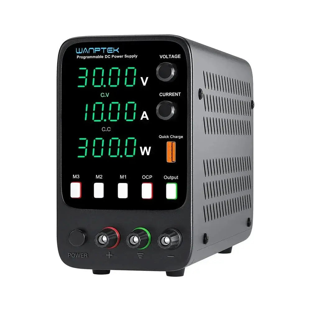 Wanptek Adjustable DC Power Supply 30V 10A LED Digital Lab