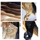 Doreen Brazilian Remy Clip-in Hair Extensions Seamless Luxury