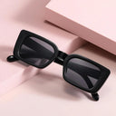 Stylish UV400 Retro Leopard Rectangle Sunglasses Unisex