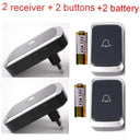 Waterproof Wireless Doorbell Battery Included Plug And Play