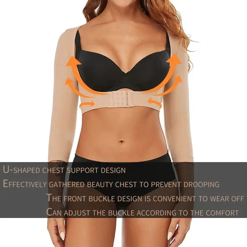 Compression Arm Shapewear for Posture and Figure Support