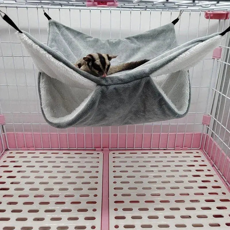 Cozy Plush Hammock For Small Pets Warm Sleeping Bag House