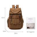Vintage Canvas Backpack 20L Anti Theft