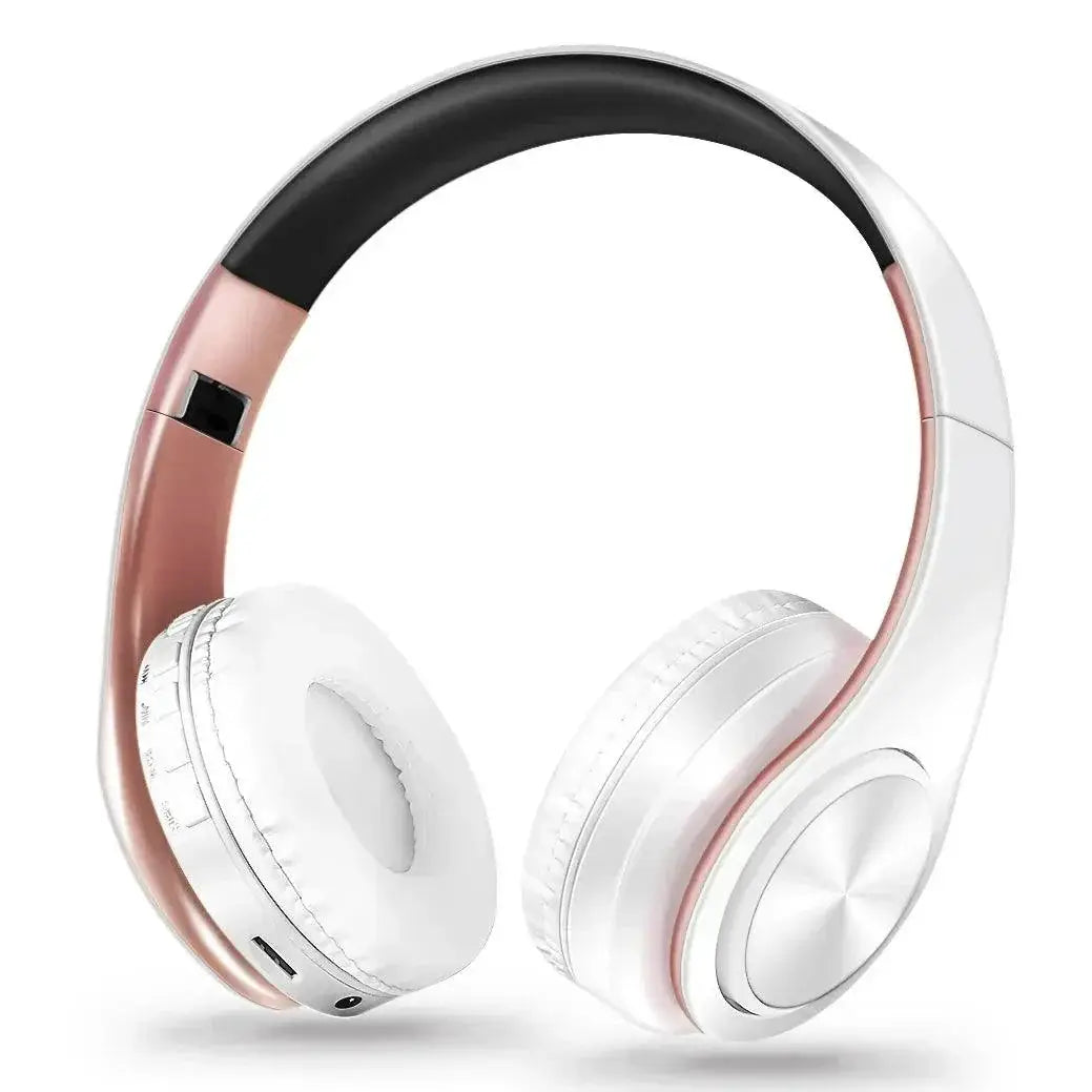 Premium Bluetooth Headphones SD Card Slot Long Battery Life