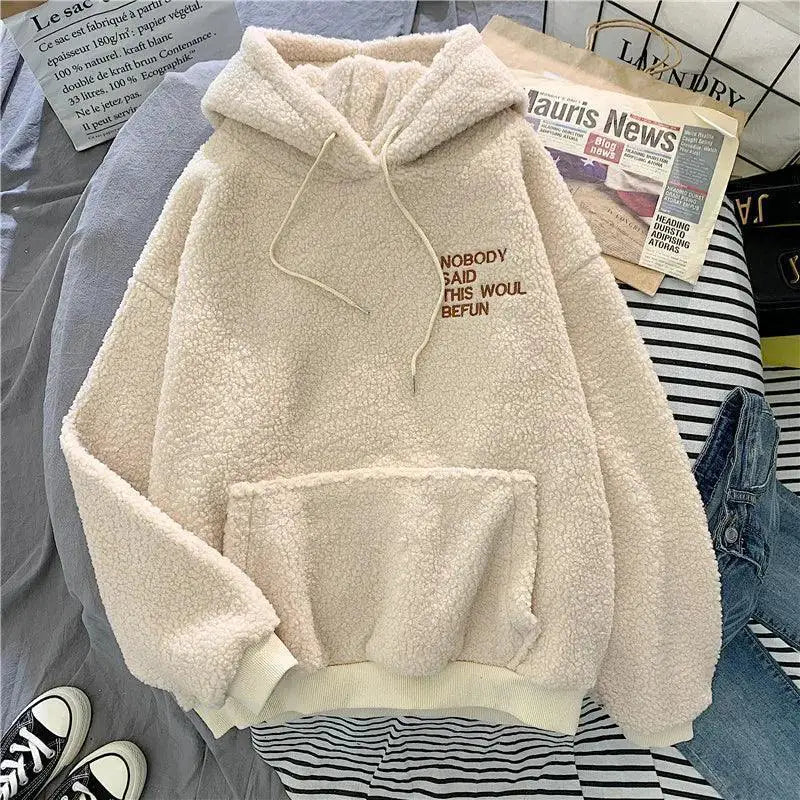 Warmth Velvet Cashmere Hoodie for Winter — product view 8