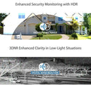 Smart 4K Dome Camera for Home Security