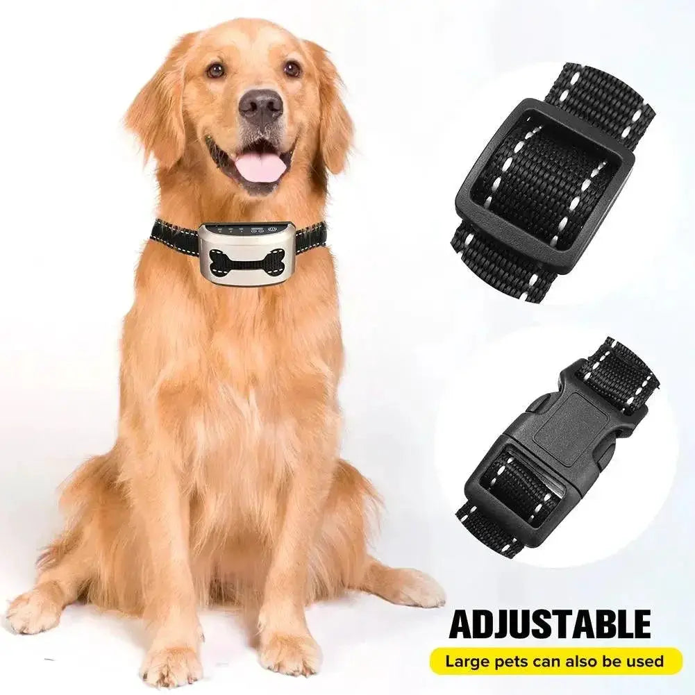 Smart Bark Collar For Dogs Vibration Rechargeable Waterproof