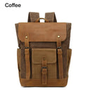 Vintage Waterproof Waxed Canvas Backpack