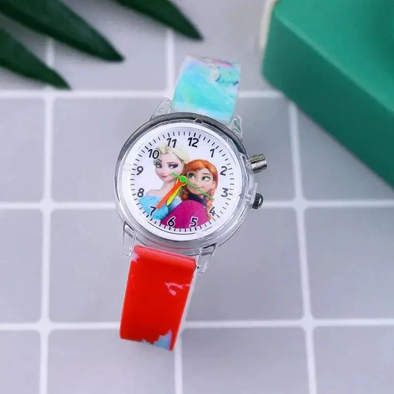 Princess Elsa Kids Watch Enchanting LED Timepiece Magic