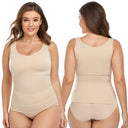 Plus Size Tummy Control Shapewear with Built-in Bra