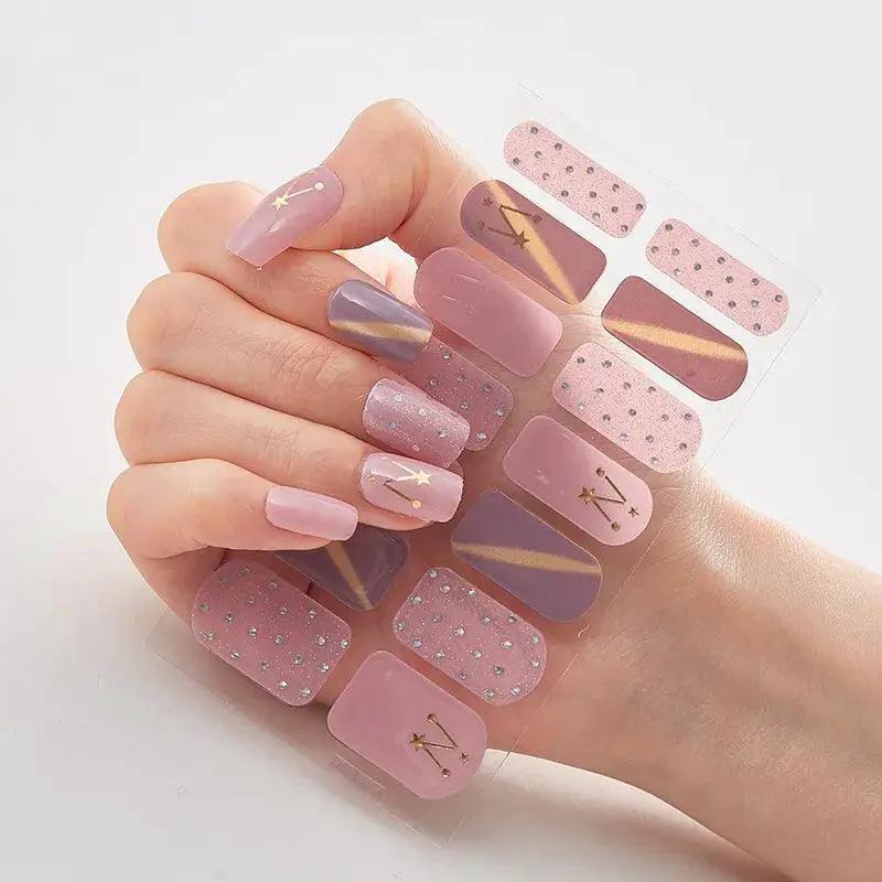 Patterned Nail Wraps For Stylish Manicures To Elevate Nails