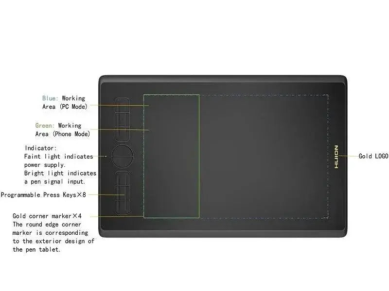 Battery-Free Graphics Tablet for Pros — product view 9