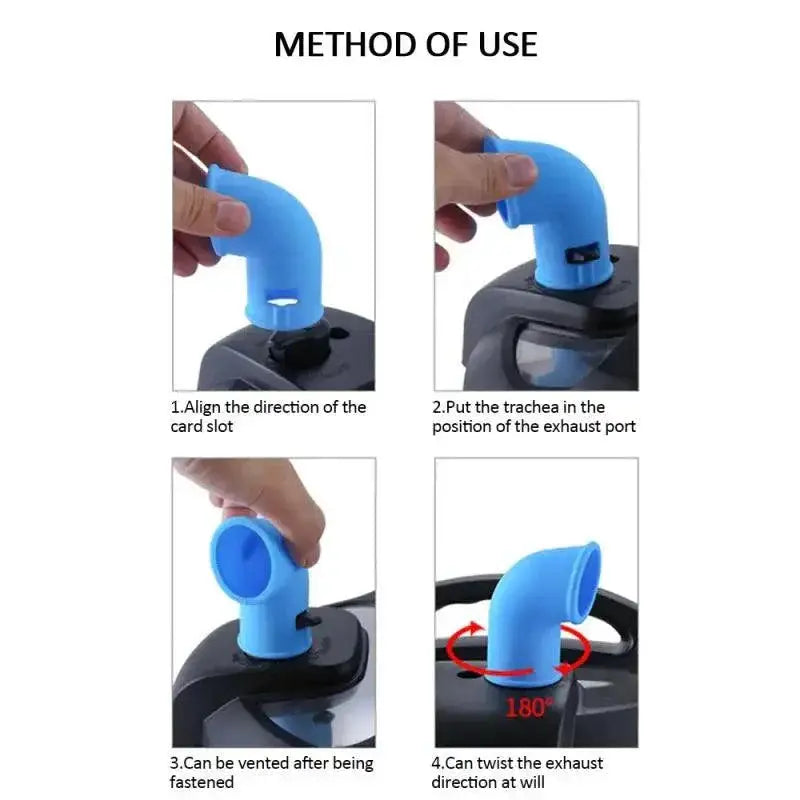 Pressure Cooker 360 Degree Swivel Exhaust Vent Pipe Silicone