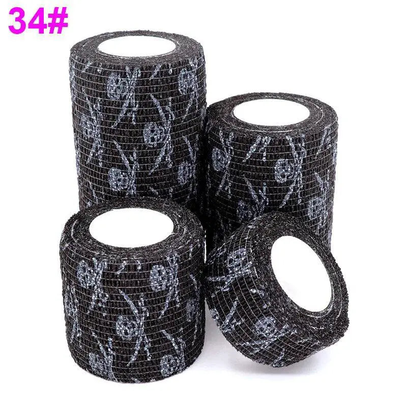 Printed Self Adhesive Elastic Bandage Colorful Sports Wrap