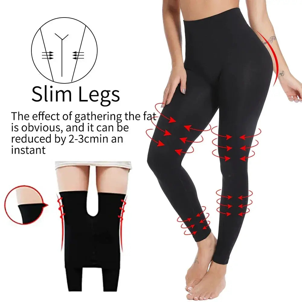 High Waist Tummy Control Leggings For Women Slimming Shaper