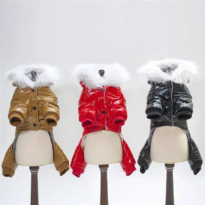 Winter Dog Down Coat Waterproof Warm Jumpsuit For Chihuahua
