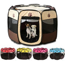 Portable Pet Kennel & Tent: Foldable, Durable Cage