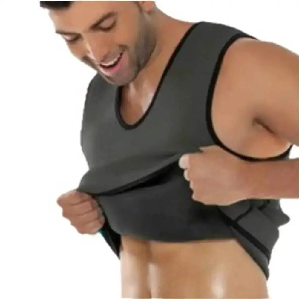 Plus Size Mens Thermal Body Shaper Slimming Top S3XL