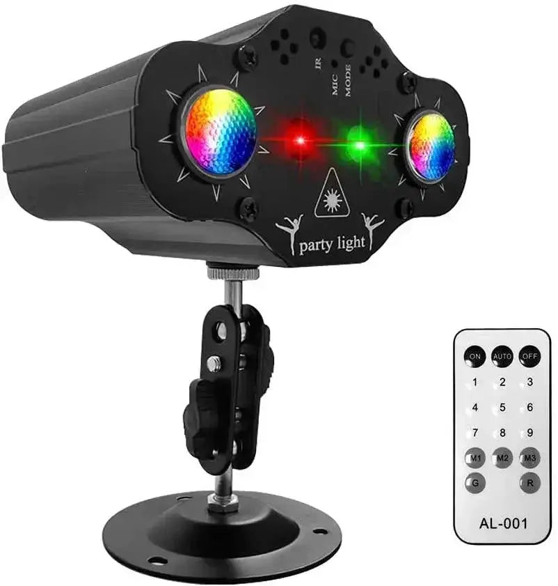 Voice Activated DJ Laser Projector With 72 Patterns Fun