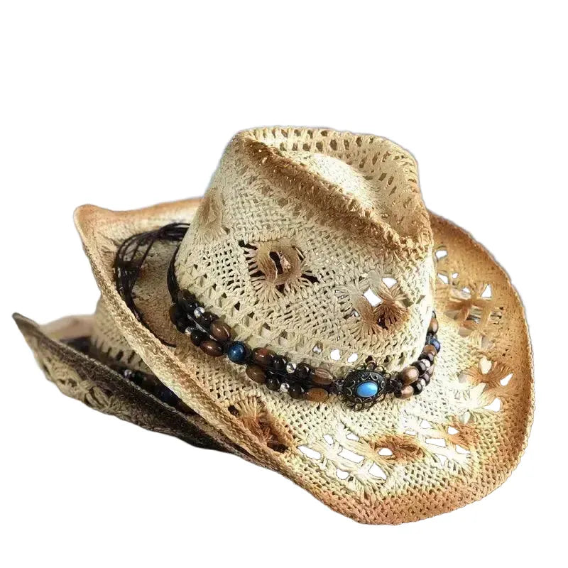 Sun Shield Straw Hat for Outdoor Fun — A
