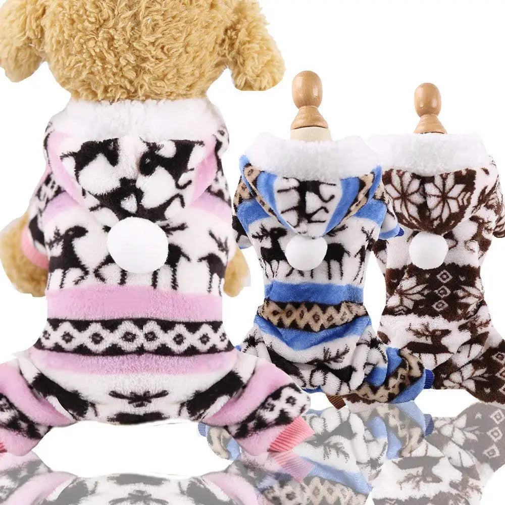 Soft Fleece Dog Coat Costume Cozy For Yorkie And Chihuahua