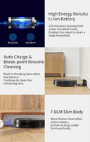 Abir X6 Vacuum Robot Homes Smart Nav