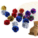 Colorful Feather Wand Cat Toy with Bell & Mouse Teaser