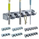 Kitchen Broom Mop Wall Mount Organizer