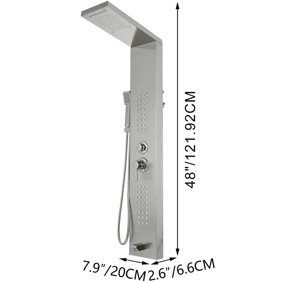Shower Panel System for Home Spa Jets — product view 9