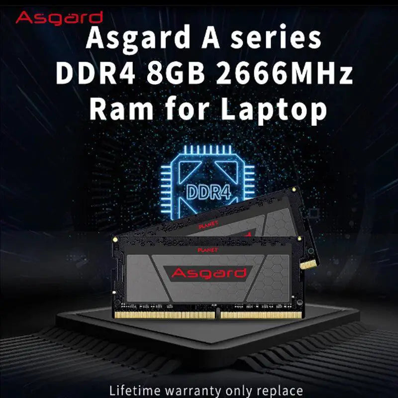Asgard DDR4 Laptop Memory RAM Upgrade For Gaming Performance
