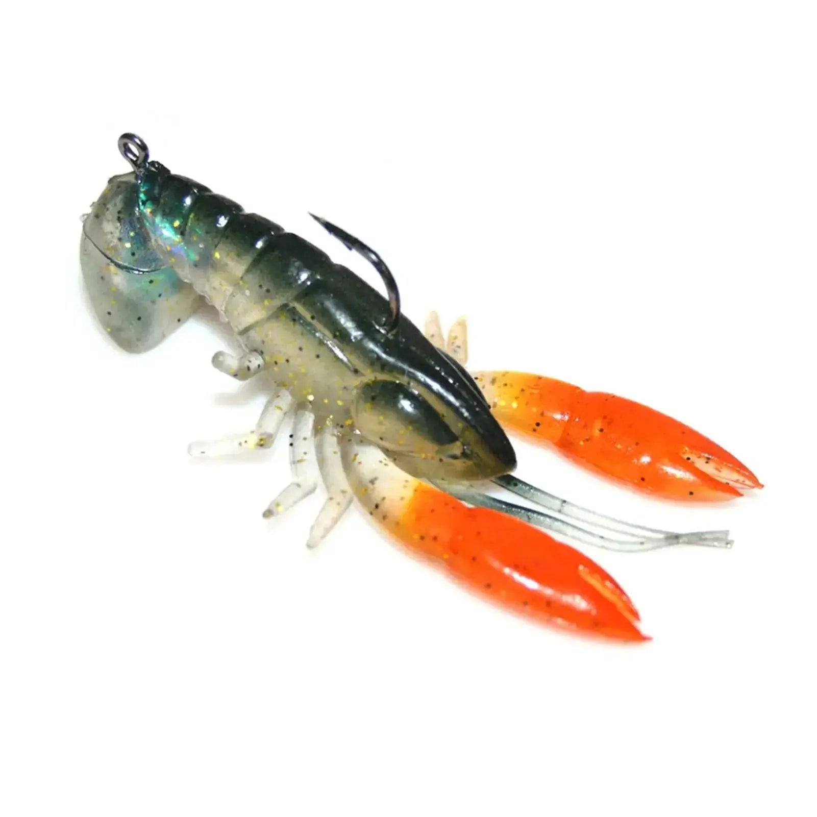 8CM Crayfish Lure PVC Durable Artificial Bait 14g Fishing