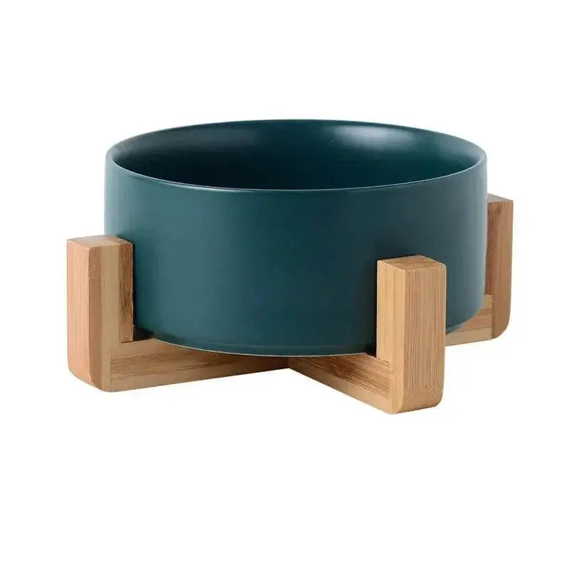 Eco Ceramic Pet Feeding Bowls for Pets — Green