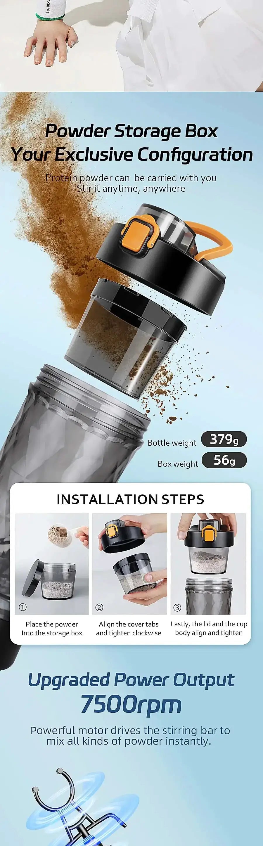 Lump-Free Protein Shaker for Athletes — product view 18