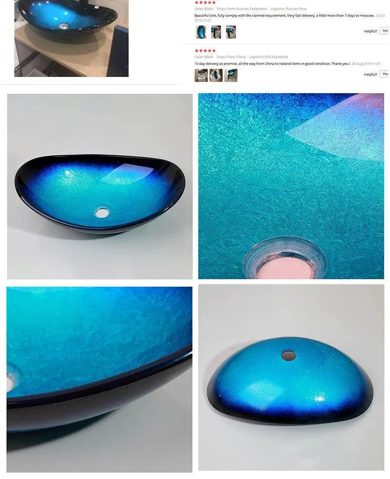 Elegant Glass Waterfall Tap for Baths — product view 11