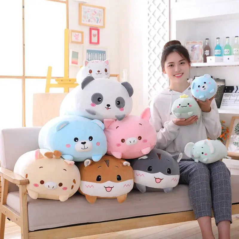 Soft Animal Cartoon Pillow Cushion Plush Toy For Kids