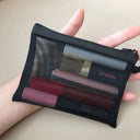 1PCS Makeup Bag Women Small Large Mesh Transparent Organizer