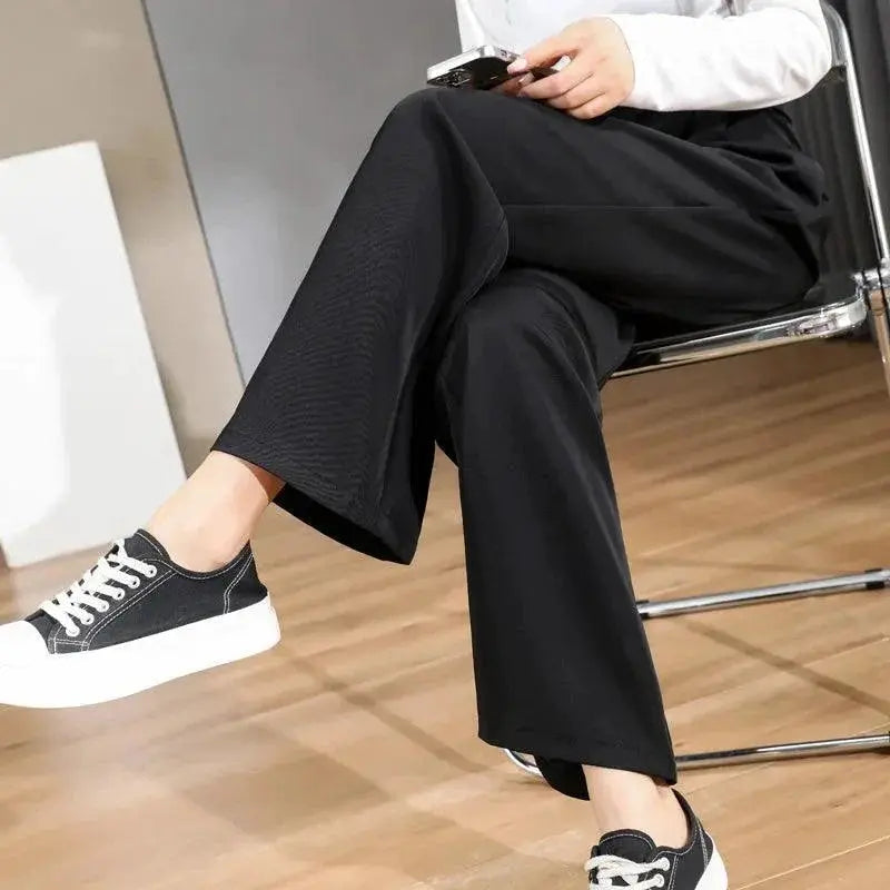 Vintage High Waist Office Pants Timeless Sophistication Chic