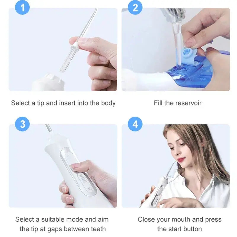 Seago Rechargeable Electric Toothbrush With Water Flosser