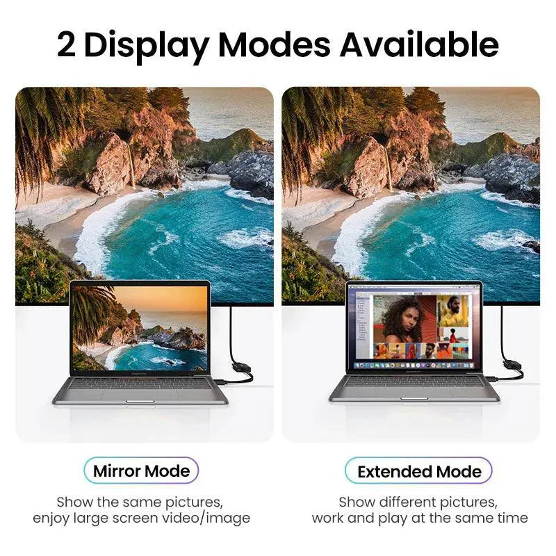USB C To HDMI Cable 4K Ultra HD For Laptop TV Monitor