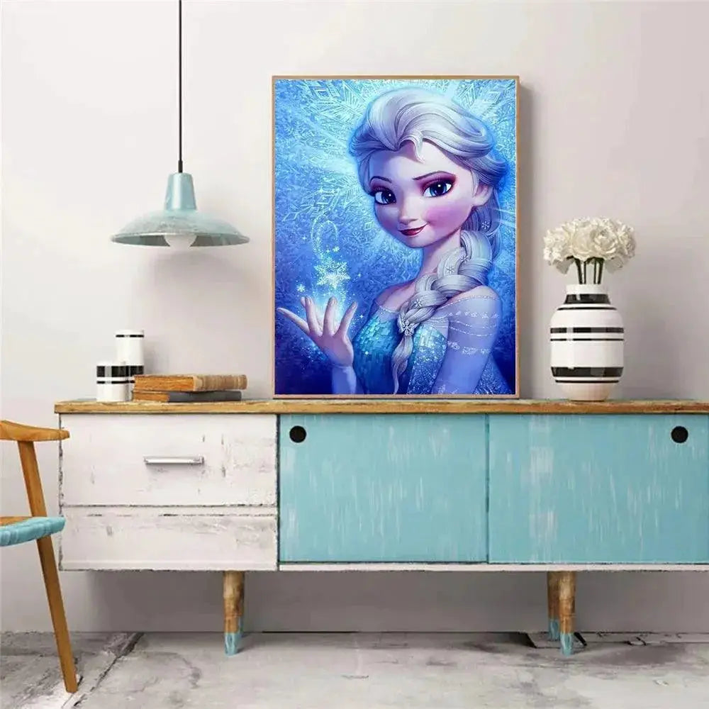 Cartoon Princess 5D Diamond Painting Kit for Magical Art