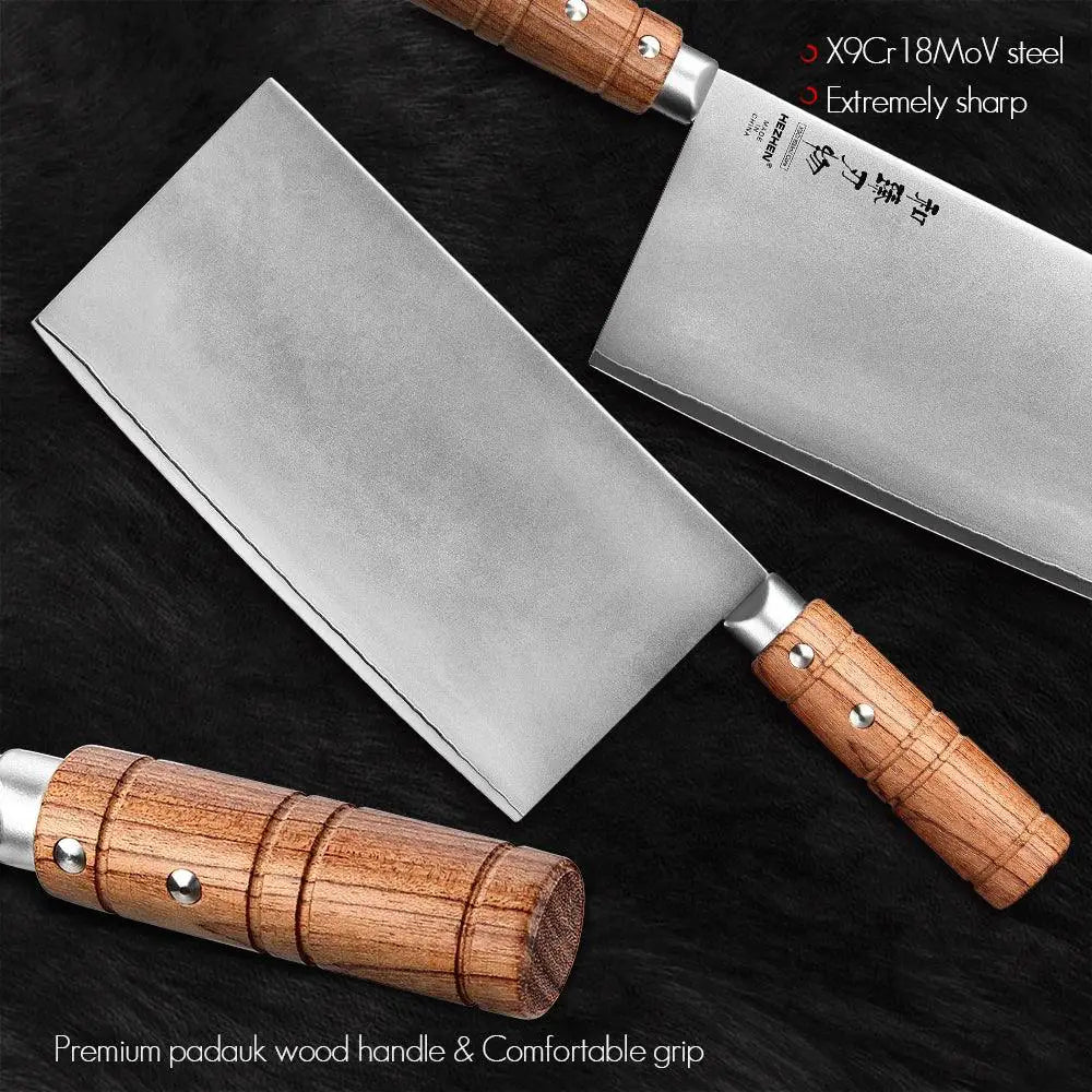 Professional 8 Inch Slicing Knife With Padauk Handle - OurLum.com