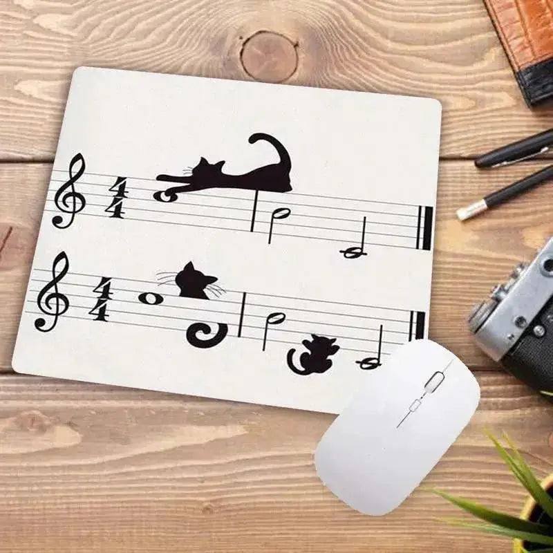 Cartoon Cat Head Mouse Pad For Laptop Gaming Setup