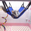 Breathable Mesh Pet Hammock Swing Mat For Small Animals