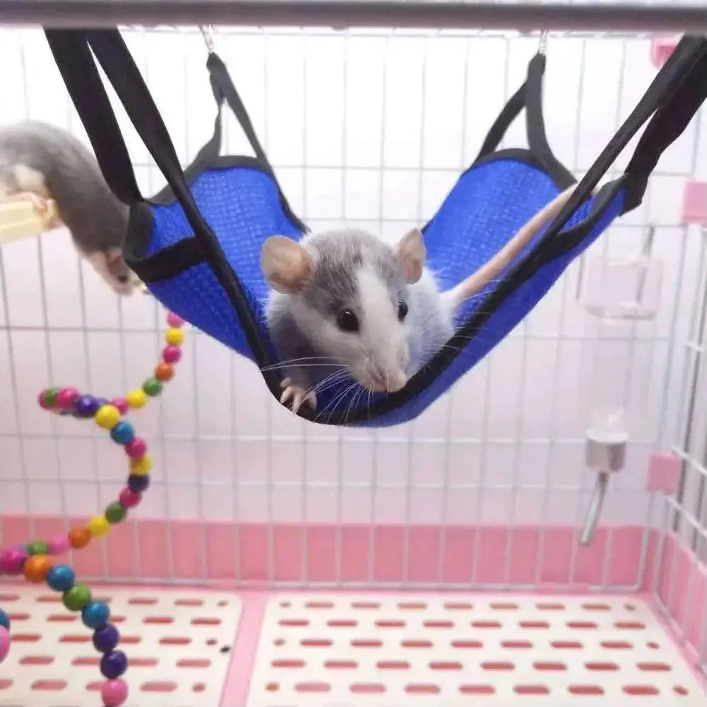 Breathable Mesh Pet Hammock Swing Mat For Small Animals