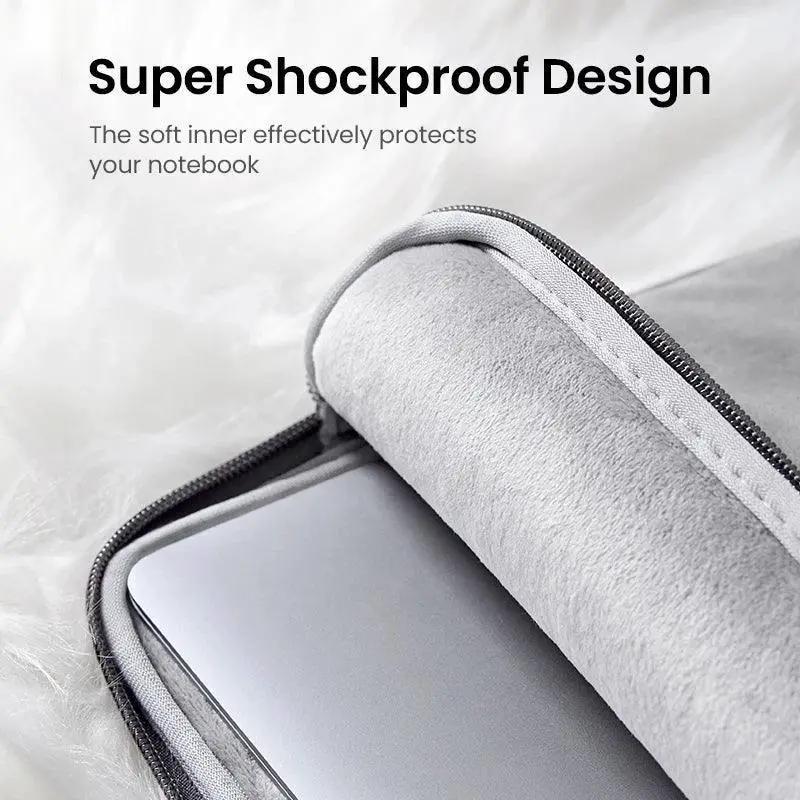 UGREEN Premium Waterproof Leather Laptop Sleeve for MacBook