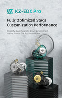 KZ EDX Pro Earphones Dynamic In Ear Monitor HiFi Wired