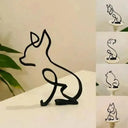 Durable Metal Dog Sculpture For Pets