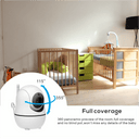 5 Inch HD Video Baby Monitor with 2-Way Audio Features